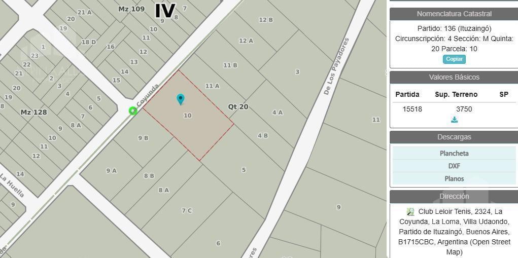 Venta Terreno En Parque Leloir