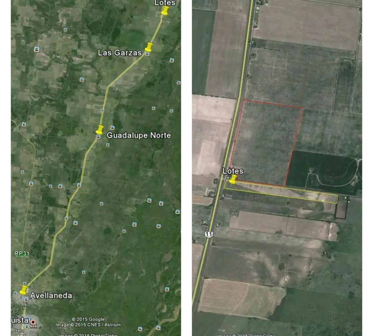Venta Campo en Las Garcitas sobre Ruta Nac. N°11 1