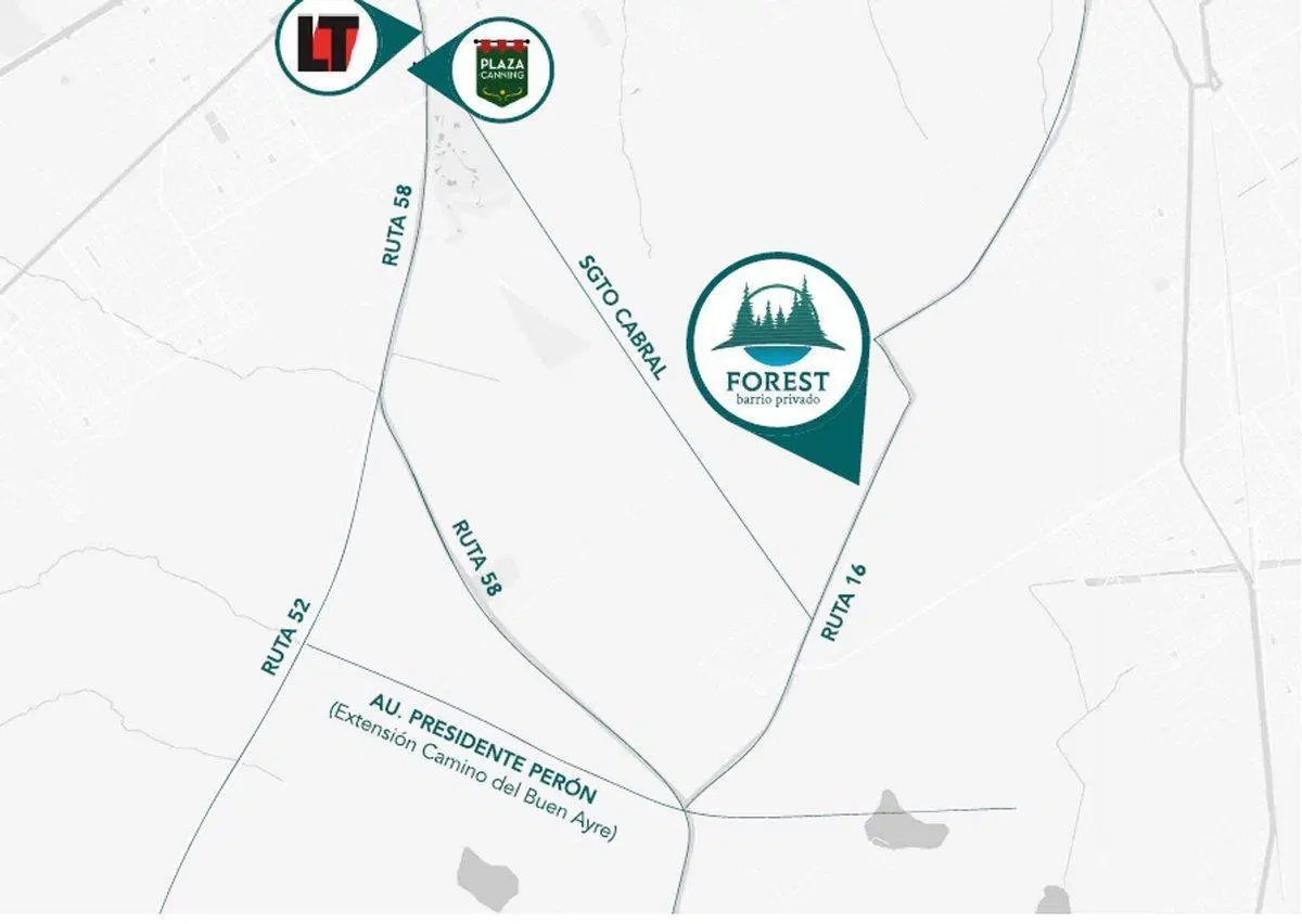 VENTA DE LOTE EN BARRIO PRIVADO FOREST - CANNING 5