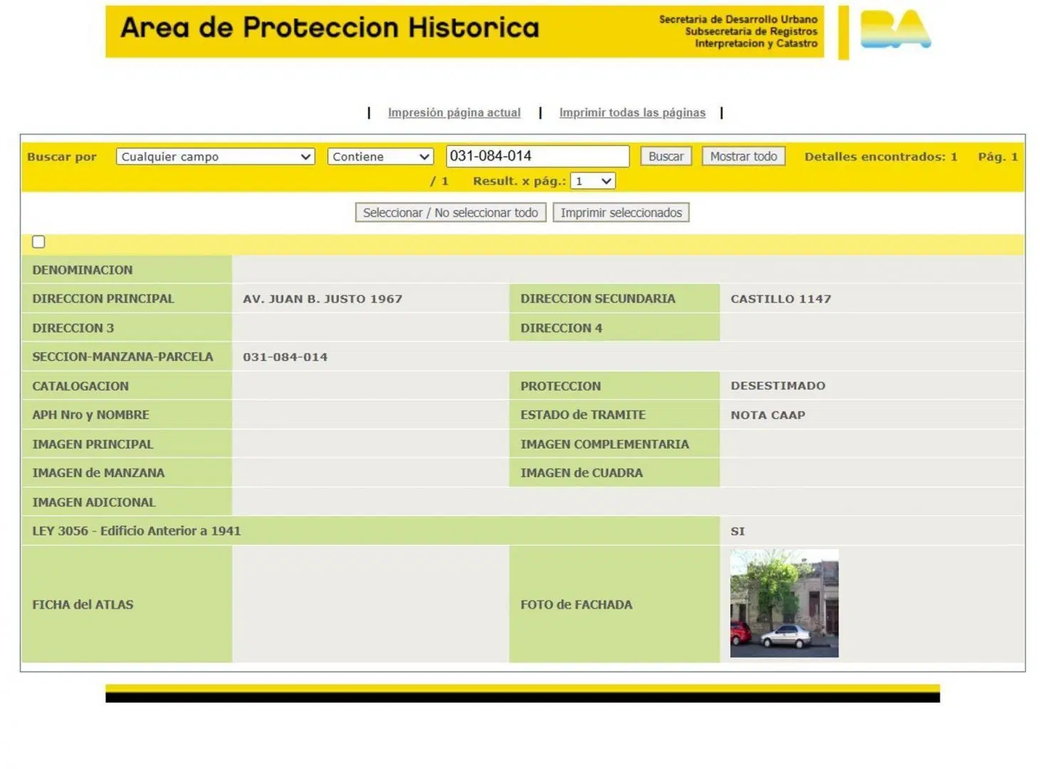 VENTA TERRENO PARA DESARROLLO VILLA CRESPO 2