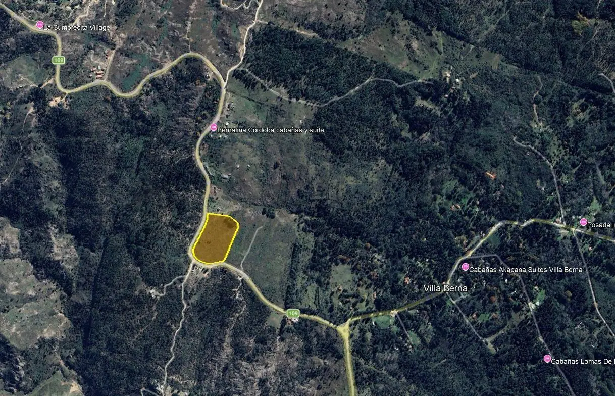 VENTA EN VILLA BERNA, 3 HECTAREAS SOBRE LA RUTA S273 (109) VALLE DE CALAMUCHITA 3