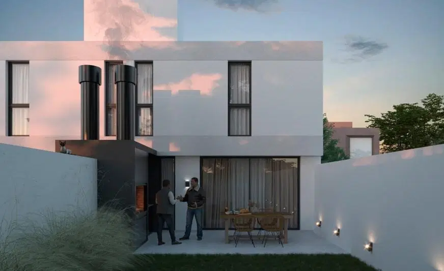 Casa Dúplex  en Venta en City Bell con cochera, parque y parrilla, La Plata 2