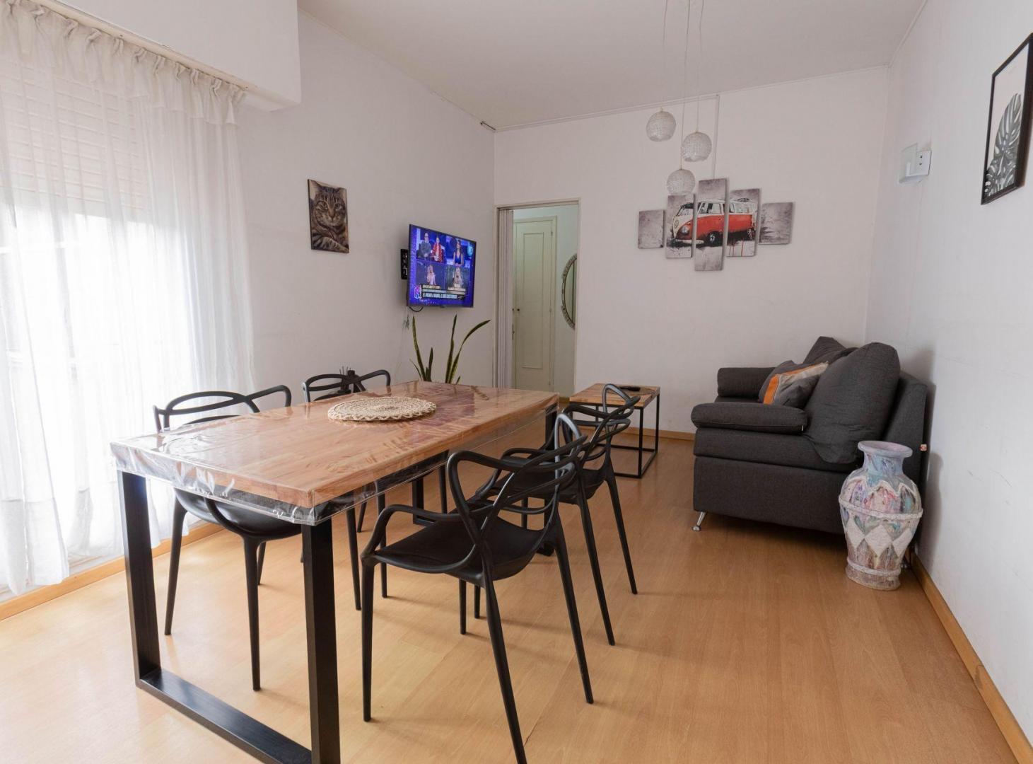 Venta departamento 3 ambientes luminoso centro