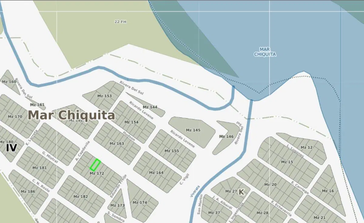 VENTA LOTE EN MAR CHIQUITA A METROS DE LA LAGUNA 5