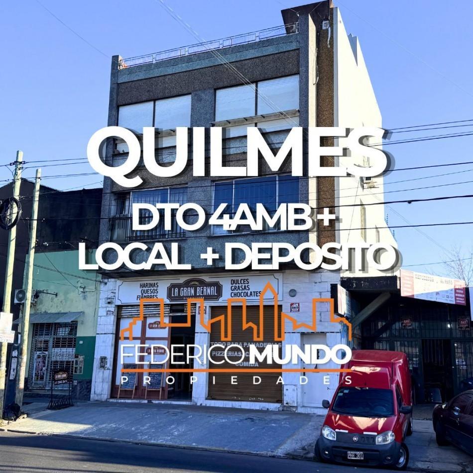 Departamento + Local en venta Quilmes