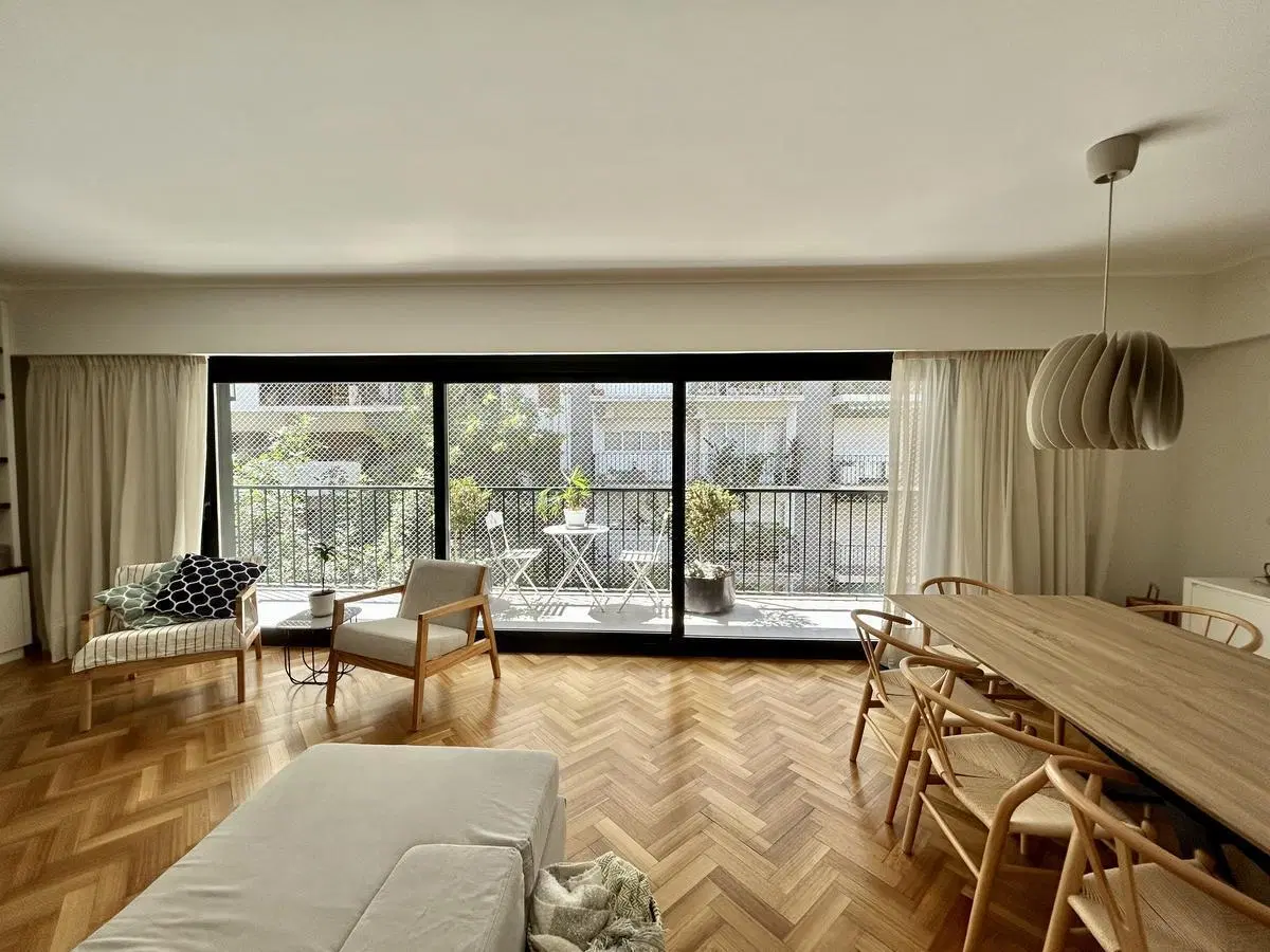 ALQUILER CON MUEBLES RECOLETA 2 dorm y dep cochera fija 1