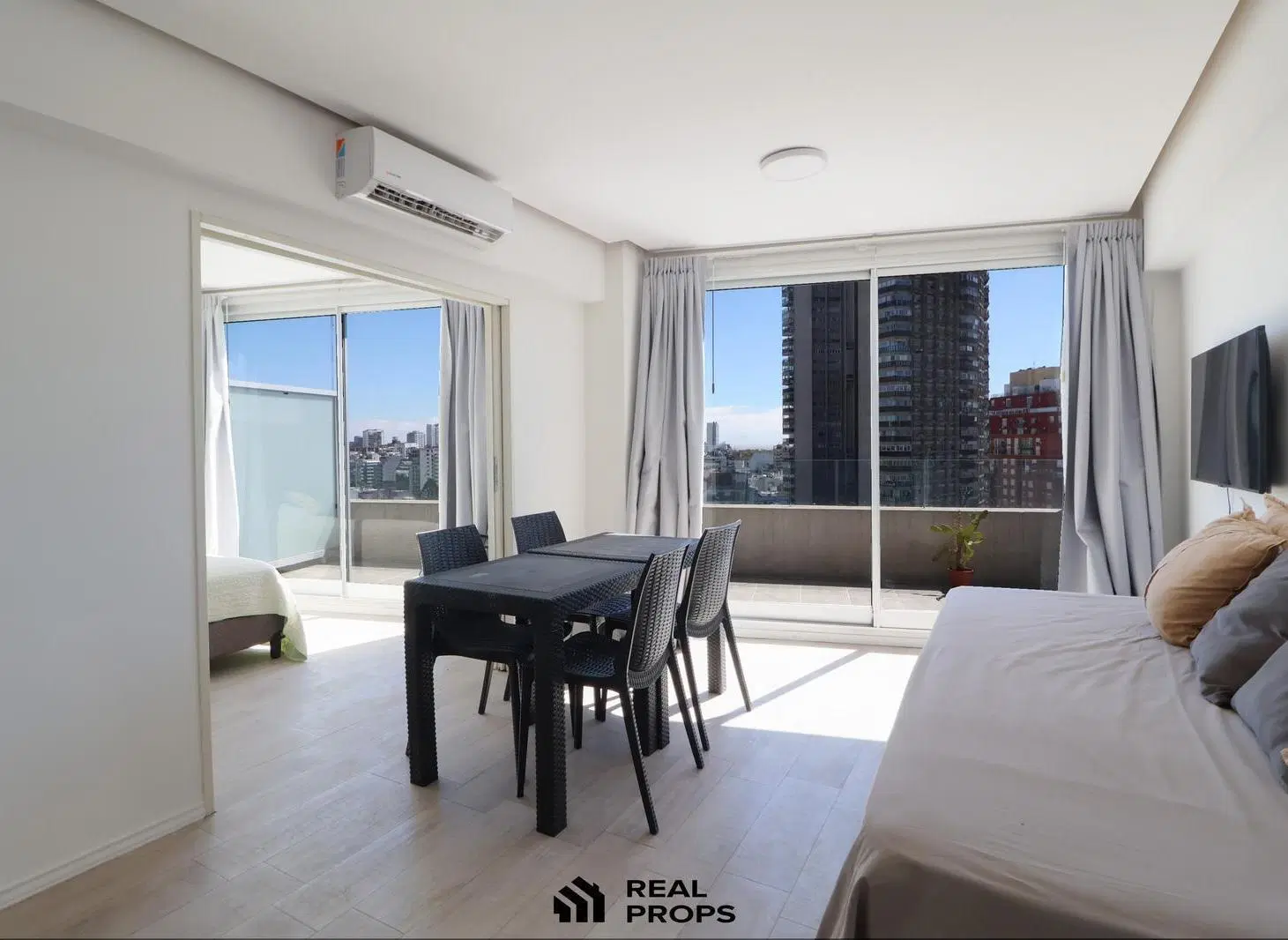Alquiler departamento 2 ambientes con balcón terraza - Palermo 4