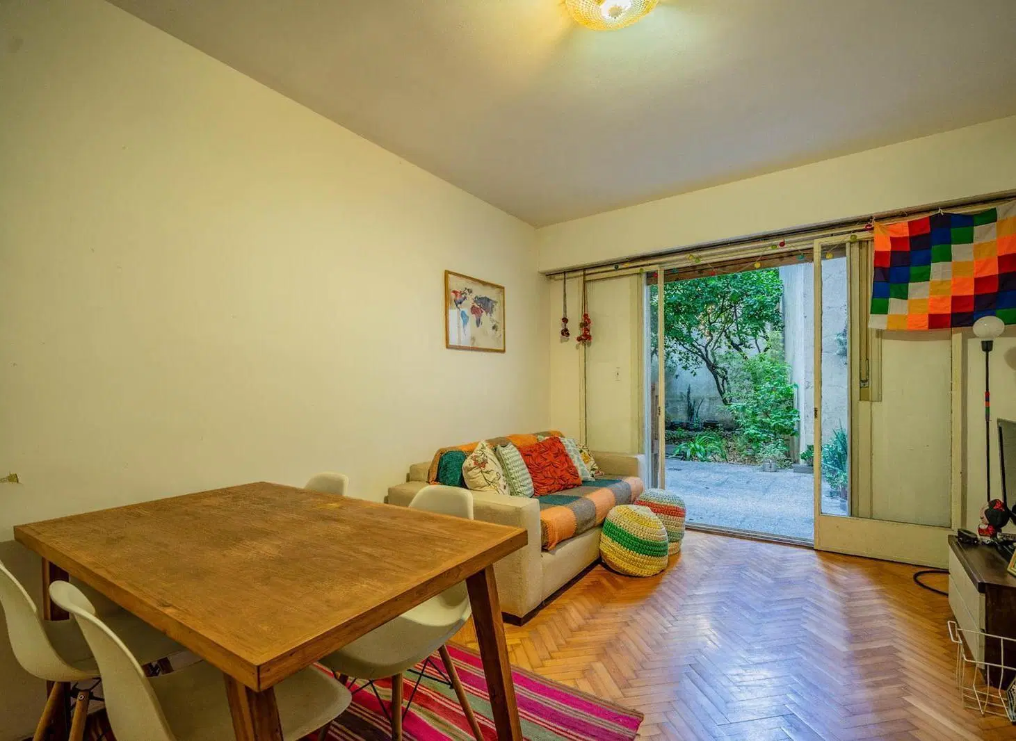 Departamento en venta de 3 ambientes con patio, lavadero y jardín en San Cristobal 3