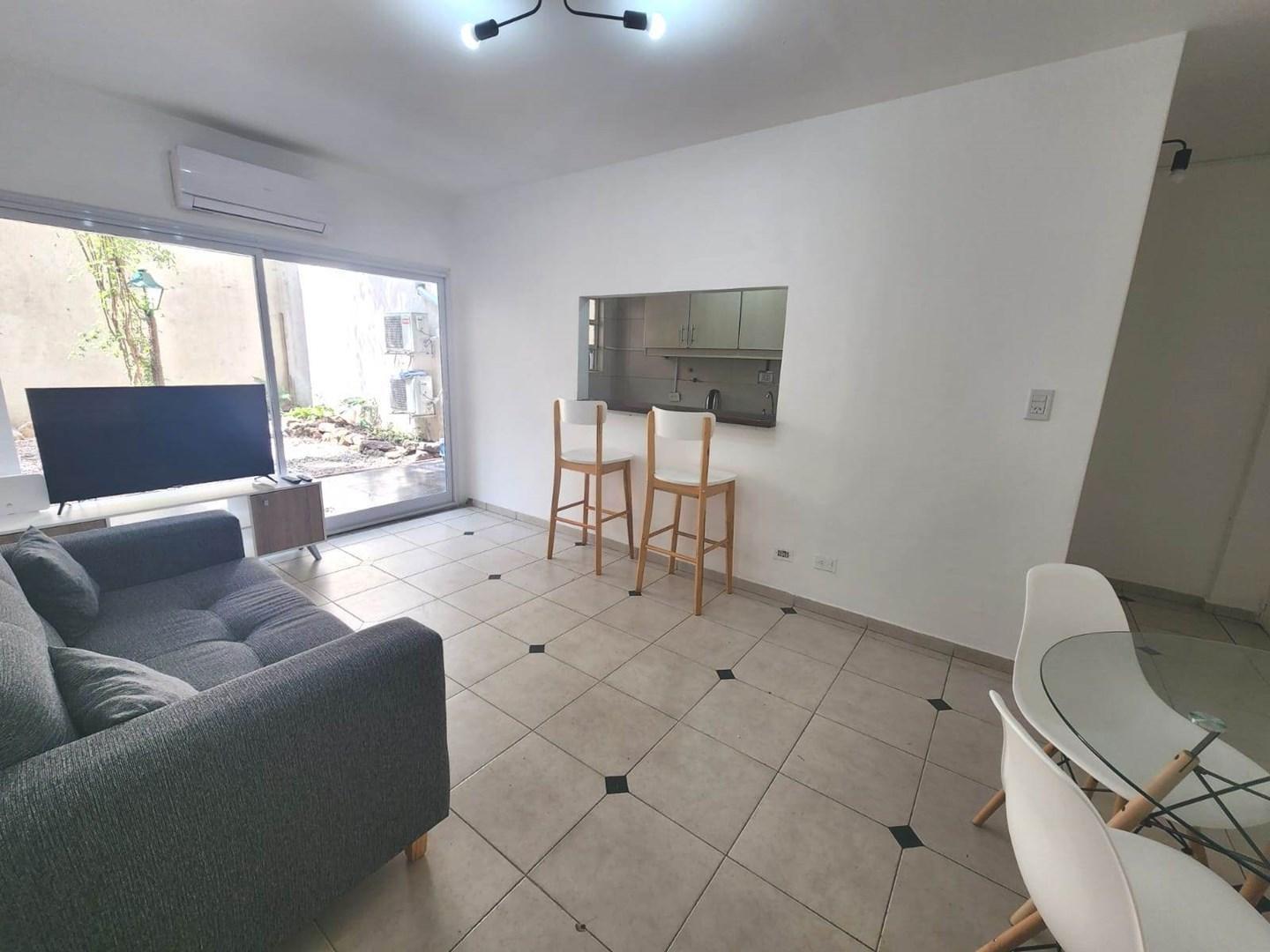 PALERMO: Alquiler Temporario Moderno Departamento amoblado 3 ambientes con patio en excelente zona!