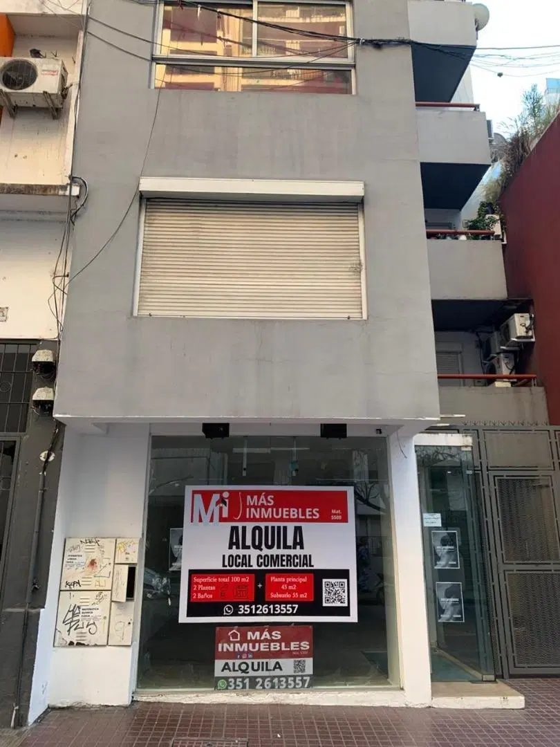 Local Comercial en Alquiler en Nueva Córdoba 100 m² Totales 3