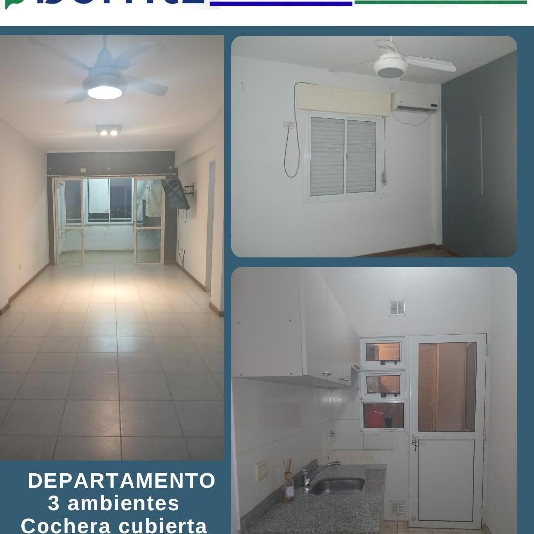 DEPARTAMENTO 3 AMBIENTES CON COCHERA FRENTE AL HOSPITAL