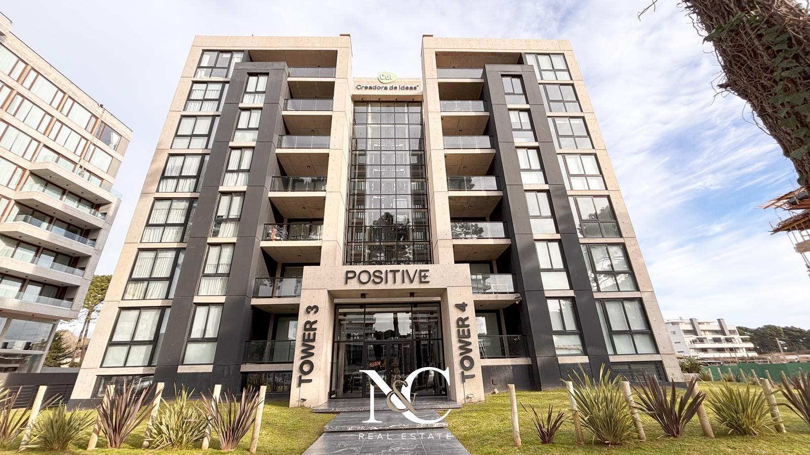 Departamento dos ambientes con cochera a estrenar en Pinamar Positive Tower IV