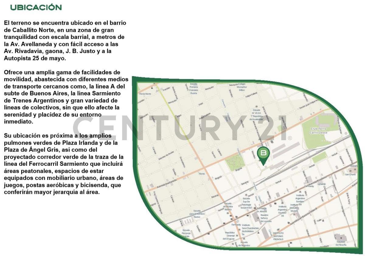 Venta Departamento a Estrenar 4 Ambientes Caballito Balcon - T 5