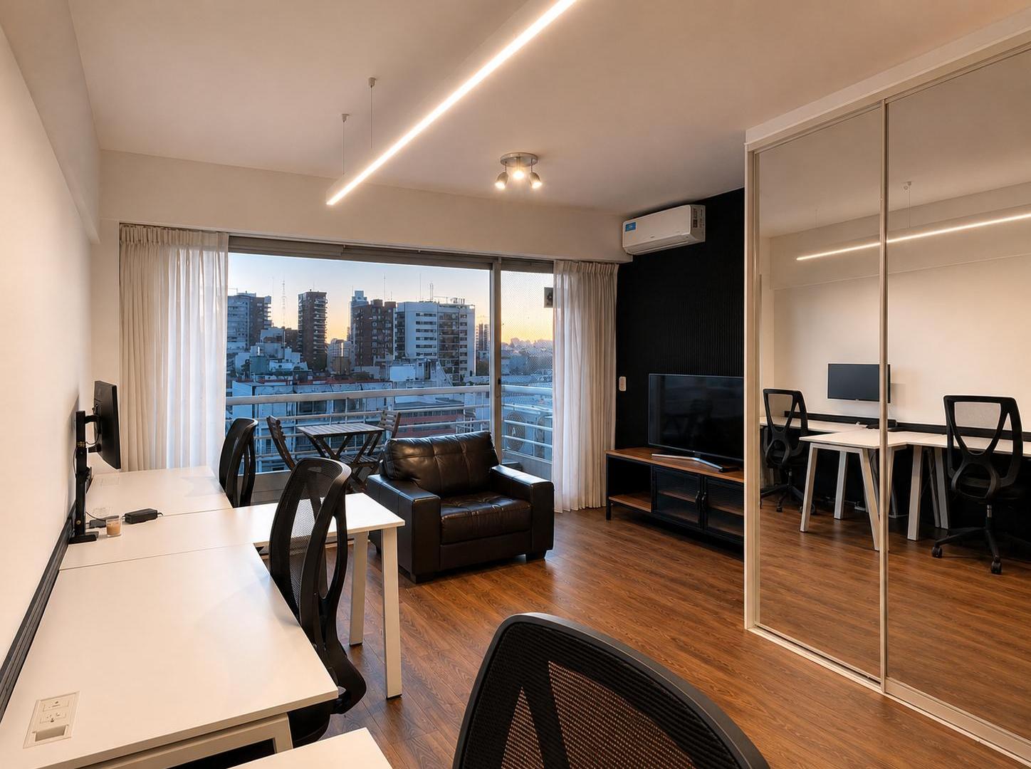 Foto de Oficina con estupenda vista abierta en Belgrano, piso alto, super, imagen 5