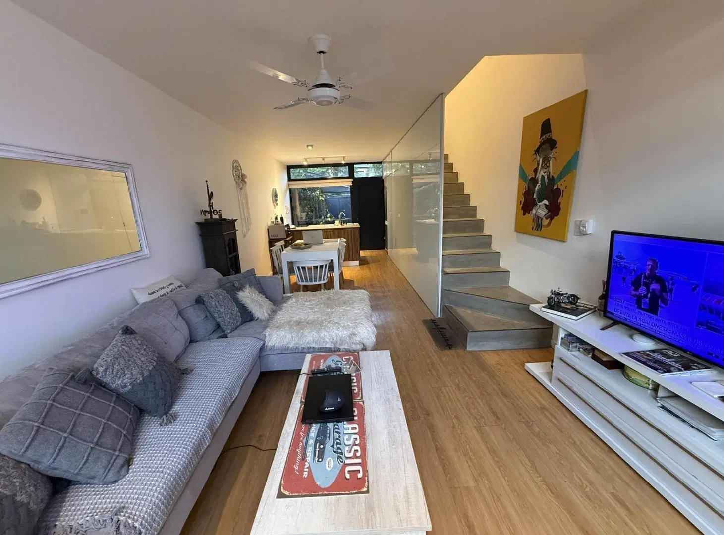 Casa dúplex 2 dormitorios amoblado en alquiler - La Florida 1
