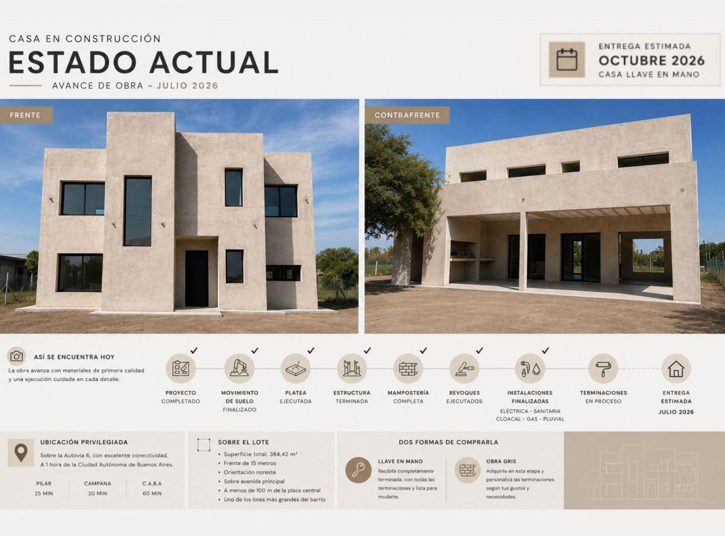 Foto de CASA EN VENTA 4 AMB EN CONSTRUCCION, CARDALES., imagen 3