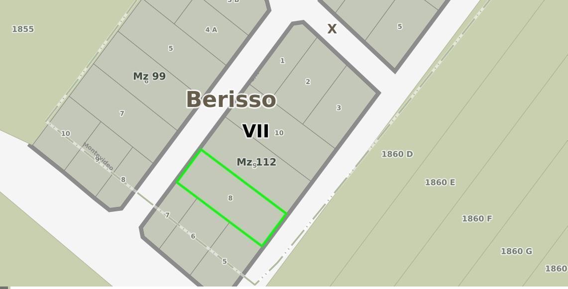 Foto de Avenida Montevideo, Los talas Berisso - LOTE en VENTA, imagen 3