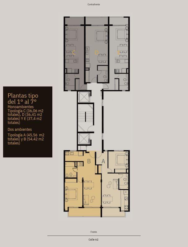 Foto de Departamento de un dormitorio, calle 15 entre 58 y 59, imagen 1