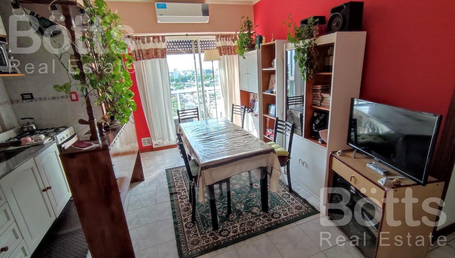 Depto de 3 amb en piso alto con 2 balcones