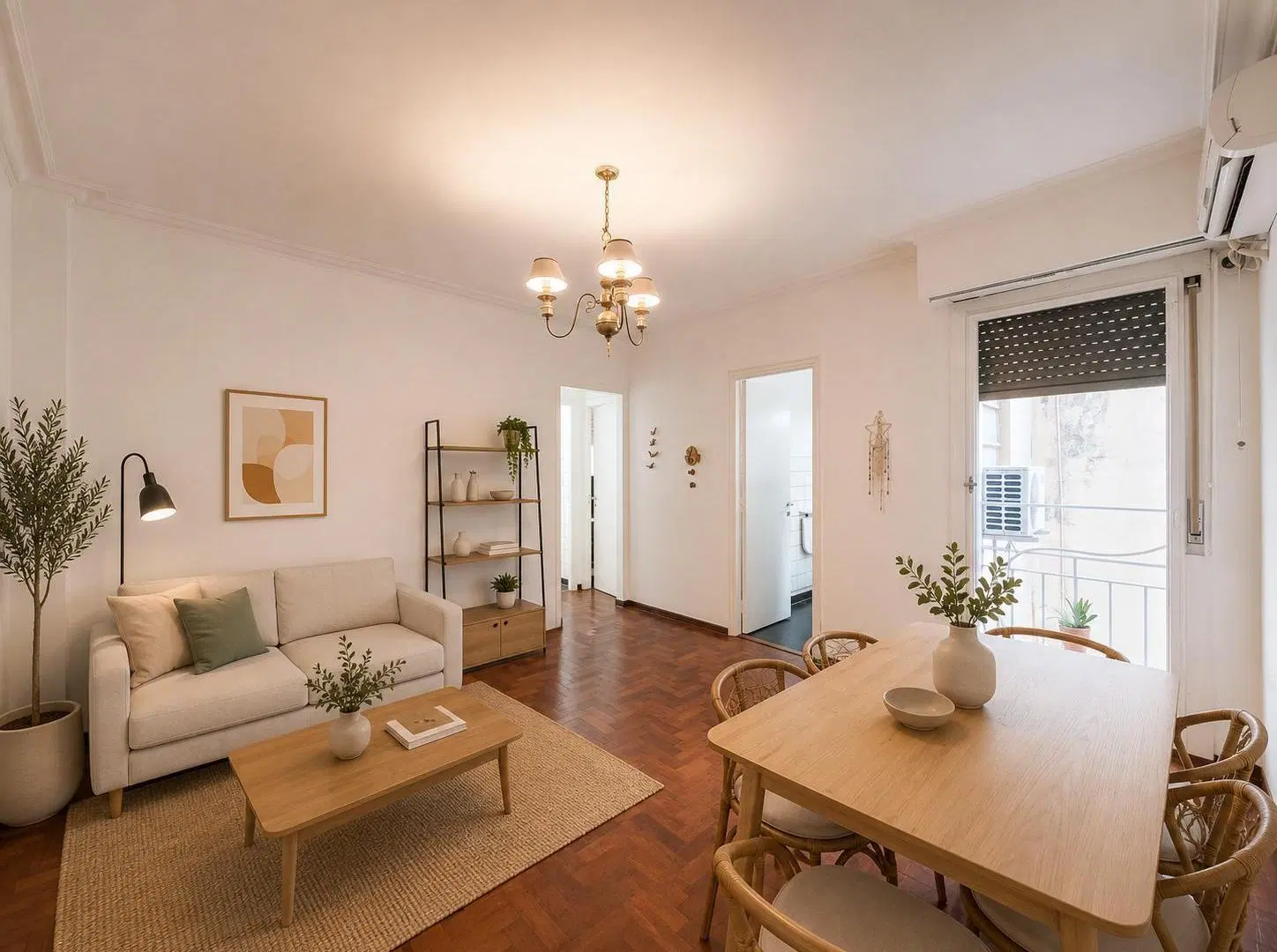 Alquiler departamento 2 ambientes.   Amplio y luminoso. Ideal para Estudiante. Villa Crespo 5