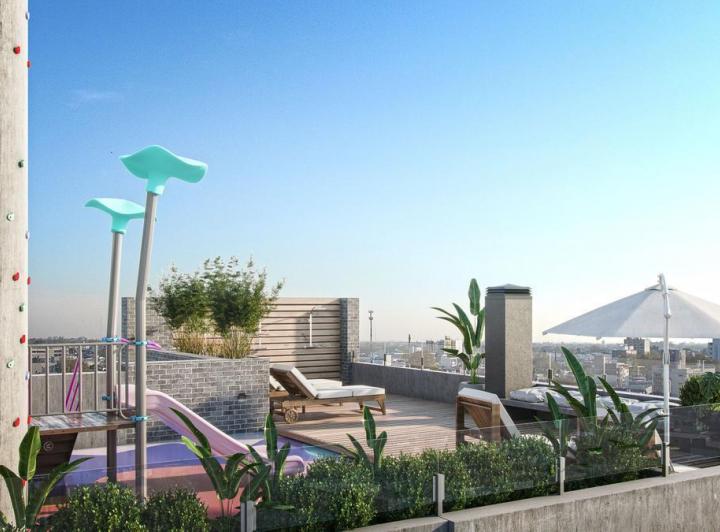 Depto. 1 dormitorio con amenities en Refinerías 4