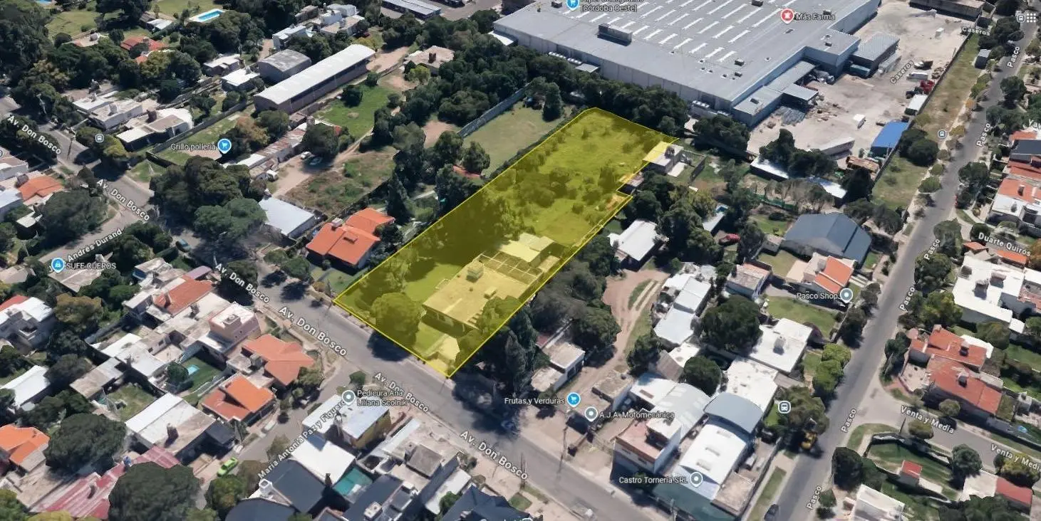 Gran Terreno Apto Desarrollo Av. Don Bosco 5