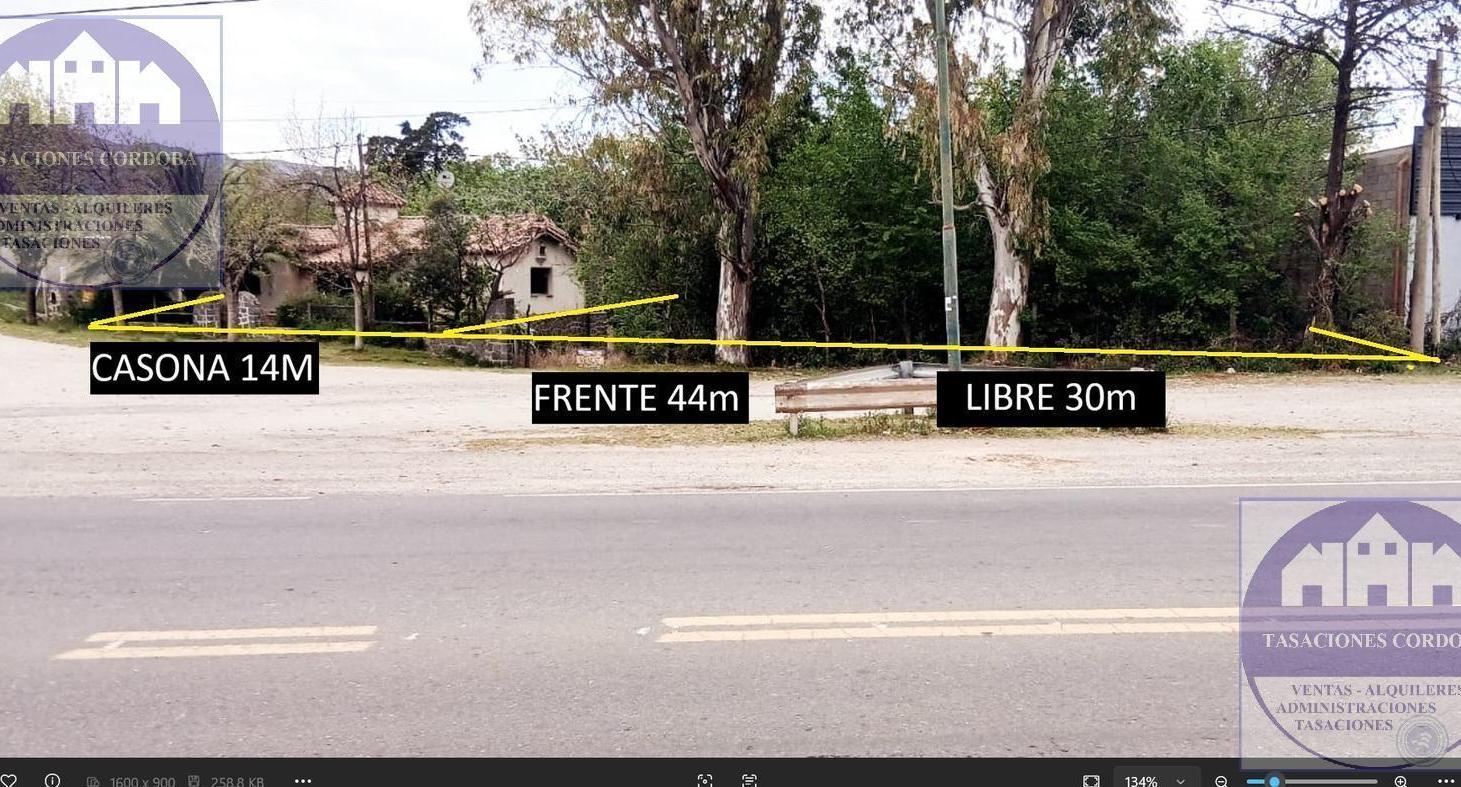Foto de IMPORTANTE LOTE COMERCIAL EN VENTA SOBRE LA RUTA 38 EN VALLE HERMOSO, imagen 4