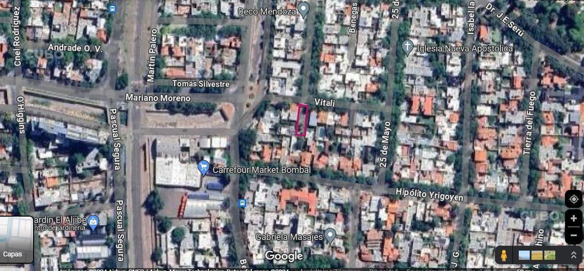 Venta de terreno 311 metros en Barrio Bombal, Capital
