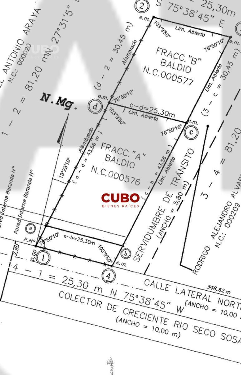 Terreno en Venta de 1000 m Calle Los Aromos Chacras de Coria Lujan de Cuyo 4