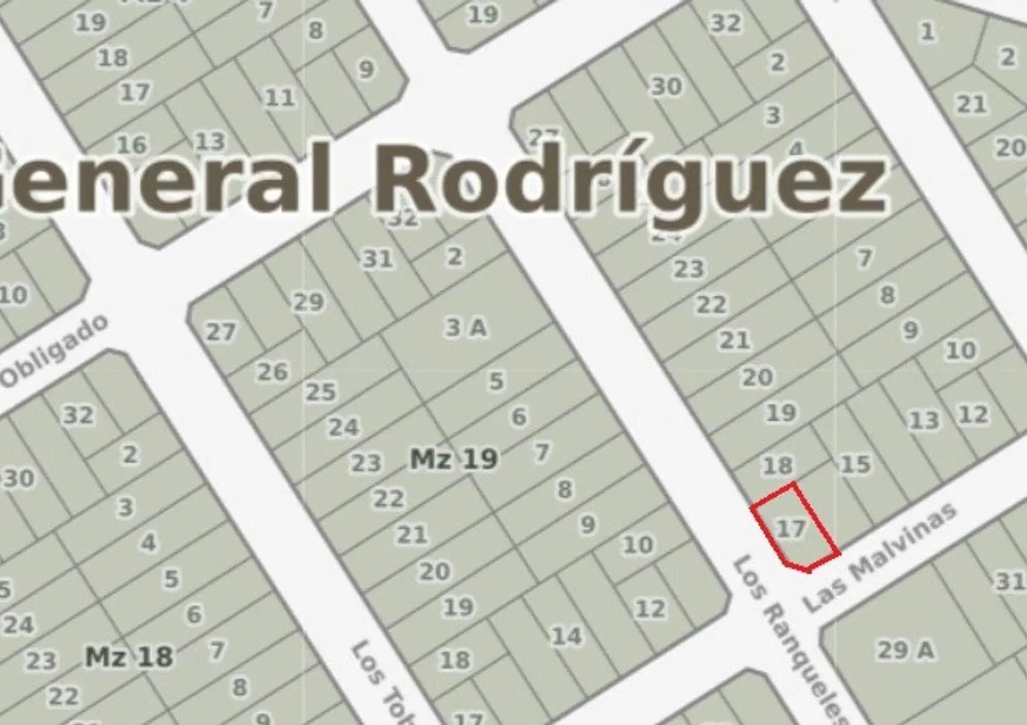 Venta de Lote de 200 m2 General Rodriguez 2