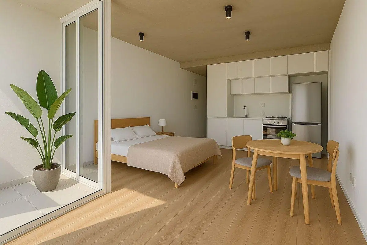 Monoambiente con balcón a estrenar 4