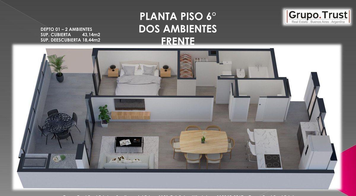 Foto de Arcadia Art Residence 2 ambtes c/balcón terraza, imagen 2
