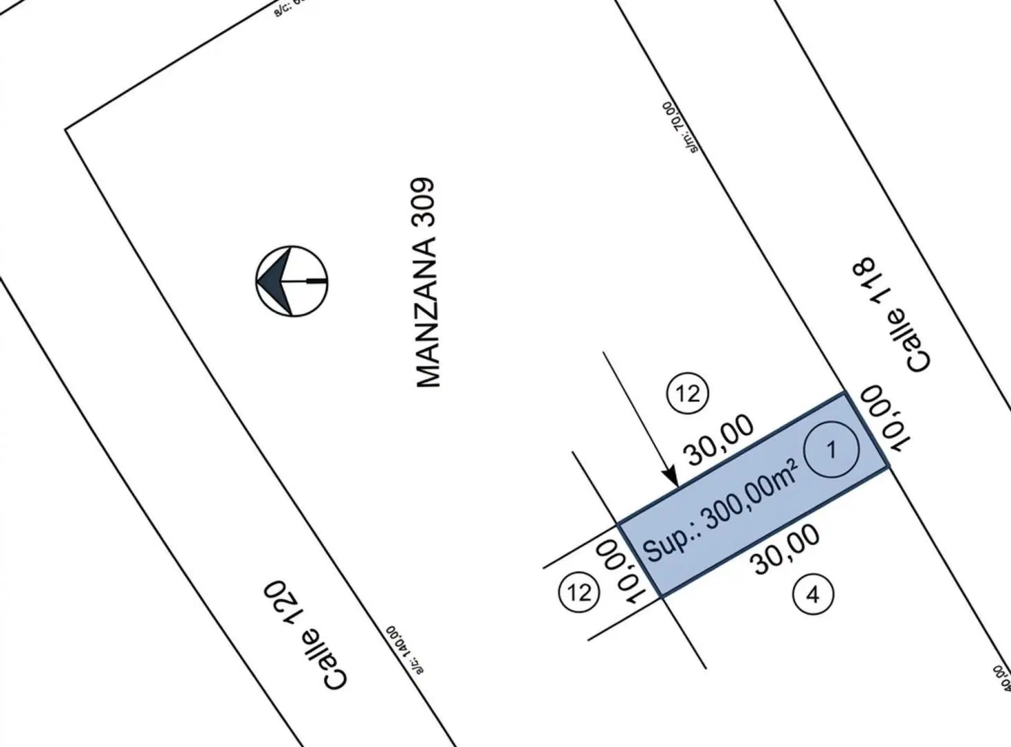 VENTA Excelente Lote de 300 m² sobre Asfalto 3