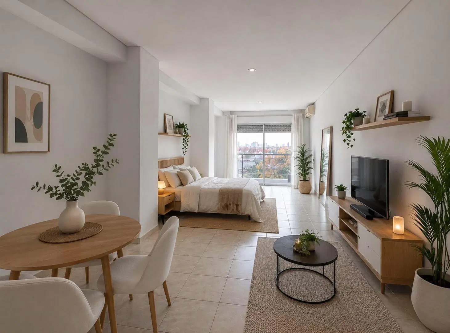 Alquiler Monoambiente -Chacarita- Balcon y Cochera 2