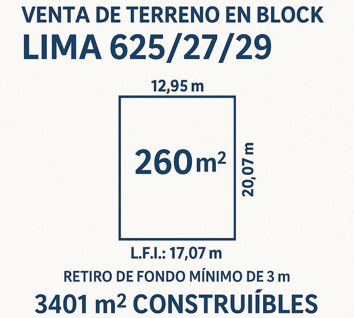 Foto de VTA TERRENO ZONA UADE DOBLE FRENTE 13 PISOS+2RET, imagen 3