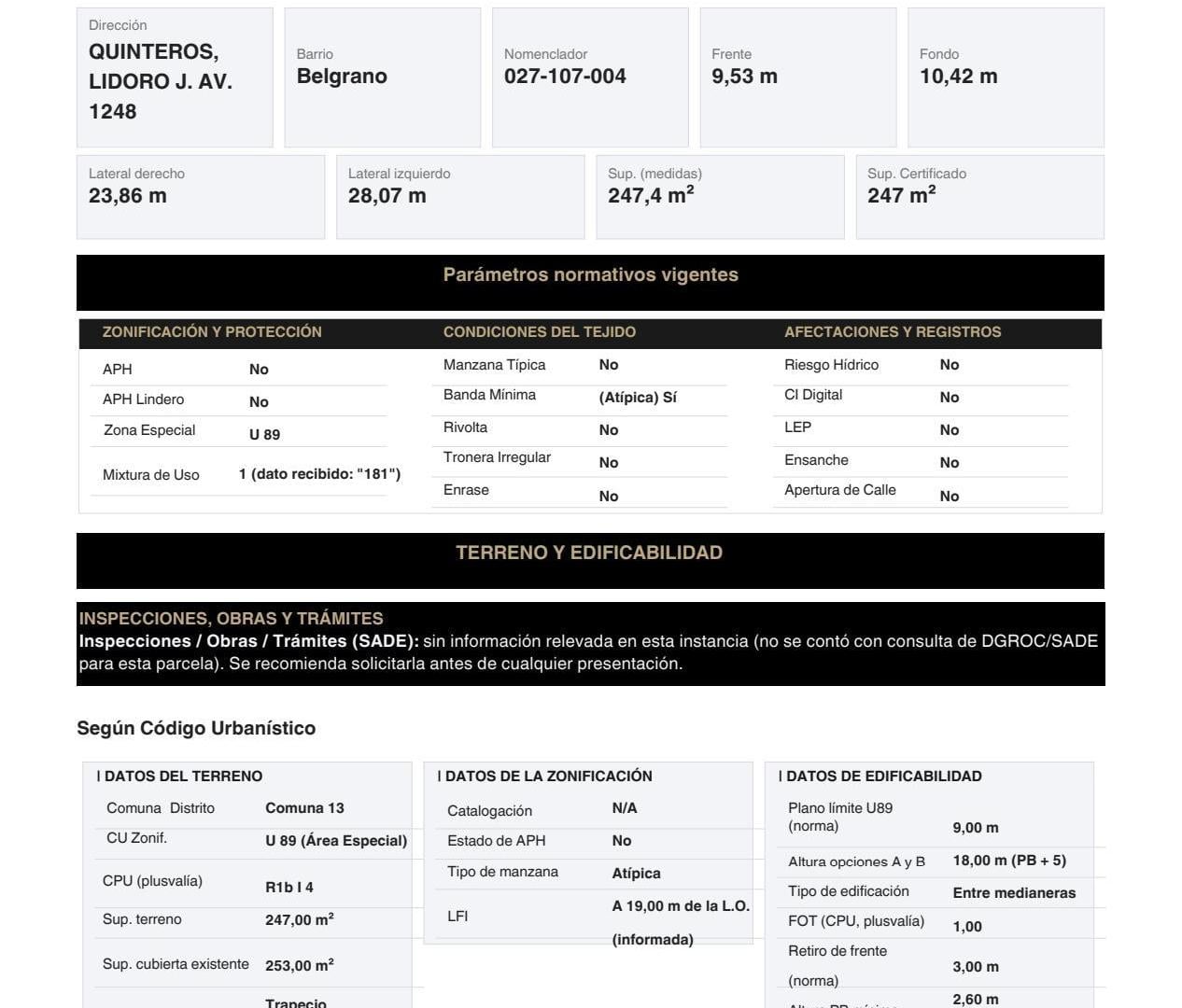 Foto de VENTA TERRENO BELGRANO BARRIO RIVER, imagen 5