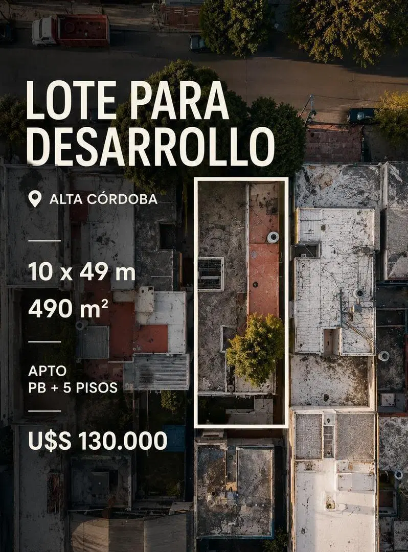 490m2 apto Pb + 5 pisos, a cuadras de la Plaza de Alta Cordoba 4