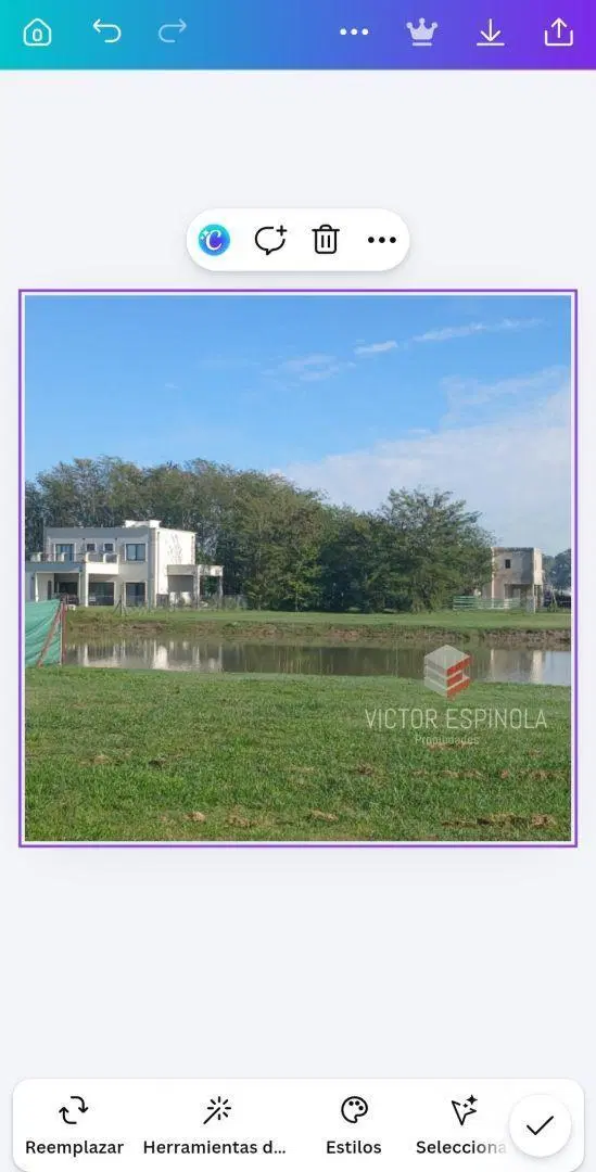 Lote en zona sur barrio Santa Clara al sur 801 m2 4