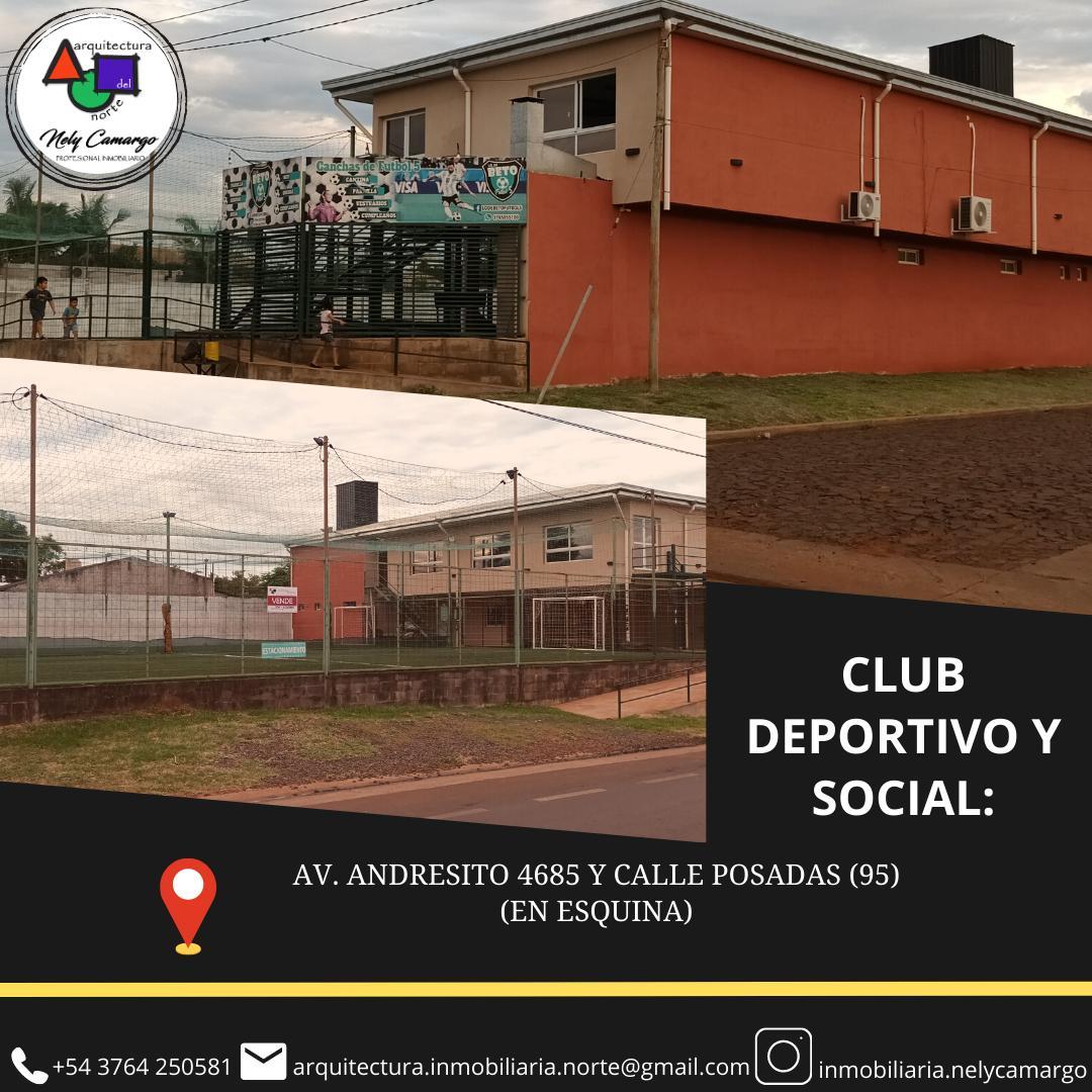 COMPLEJO DEPORTIVO Y SOCIAL en Venta con FONDO de COMERCIO