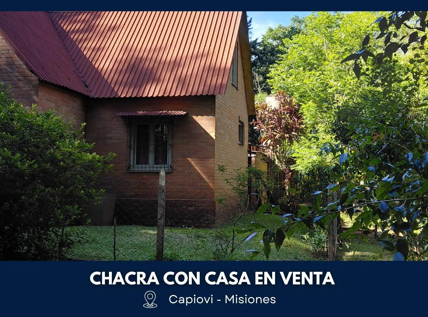 CHACRA con CASA Neoclasica - Capiovi, Misiones. 2