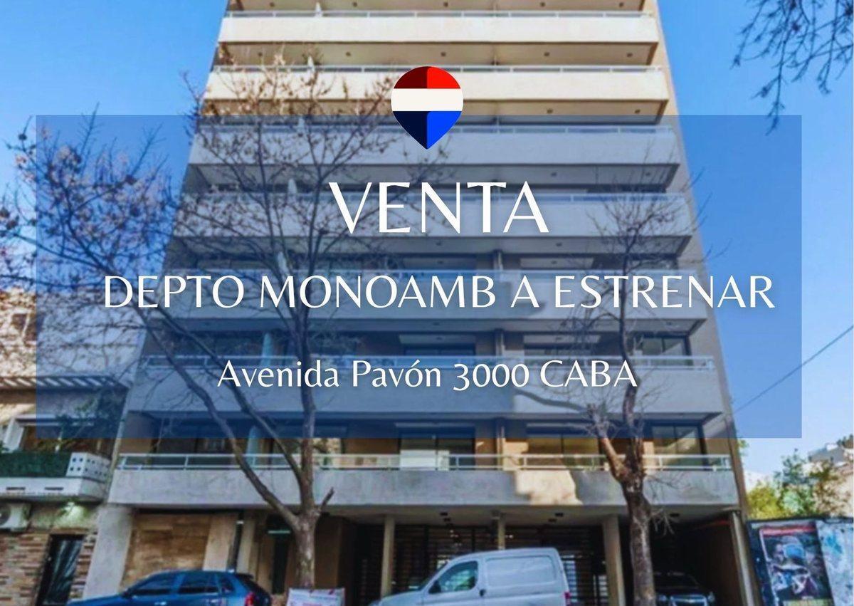 Venta Monoamb a Estrenar con Balcón y cochera CABA