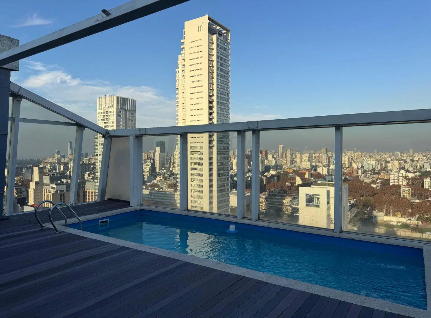 Dúplex diseño vista panorámica piso18 terraza coch 5