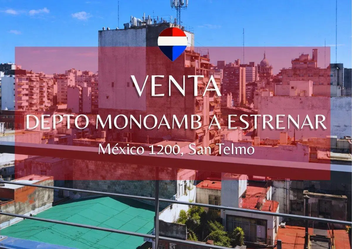 VENTA MONOAMB  SAN TELMO  A ESTRENAR  POSESION YA 3