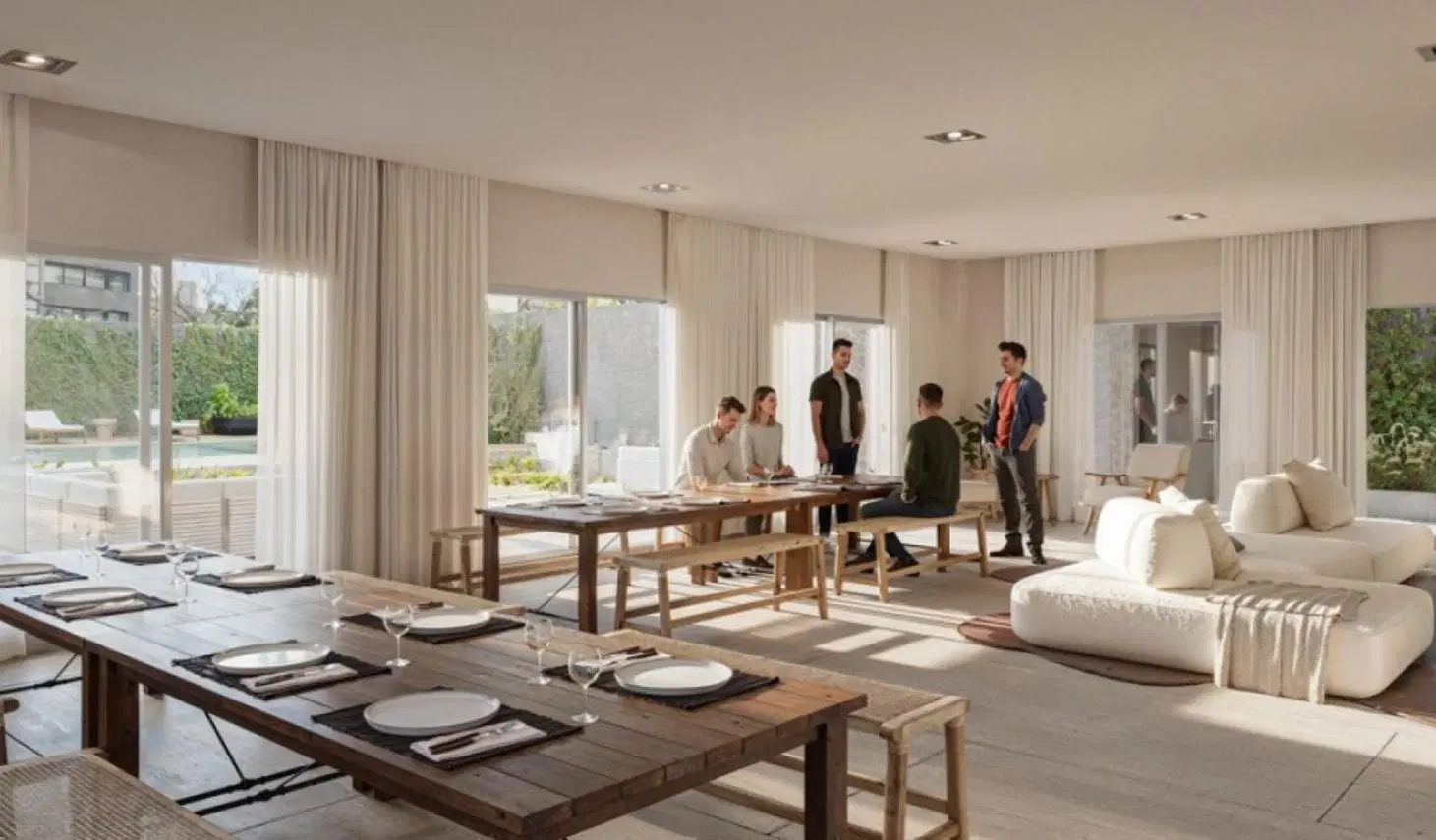 Departamento venta en pozo de dos ambientes con patio- Saavedra 8