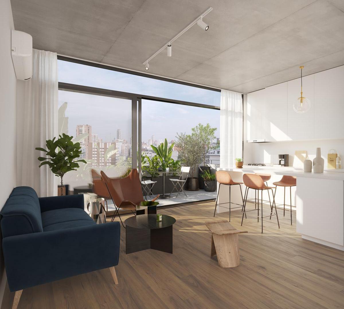 Foto de Departamento 2 ambientes en venta en Belgrano con pileta, imagen 1