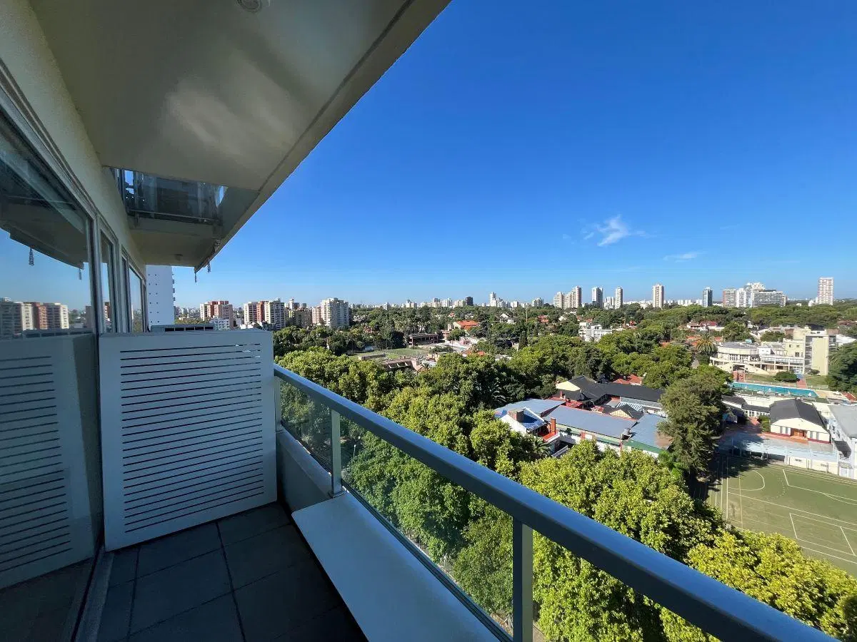 Departamento de 55 m² con 1 dormitorio en alquiler en Vicente López - Increíble vista y balcón 2