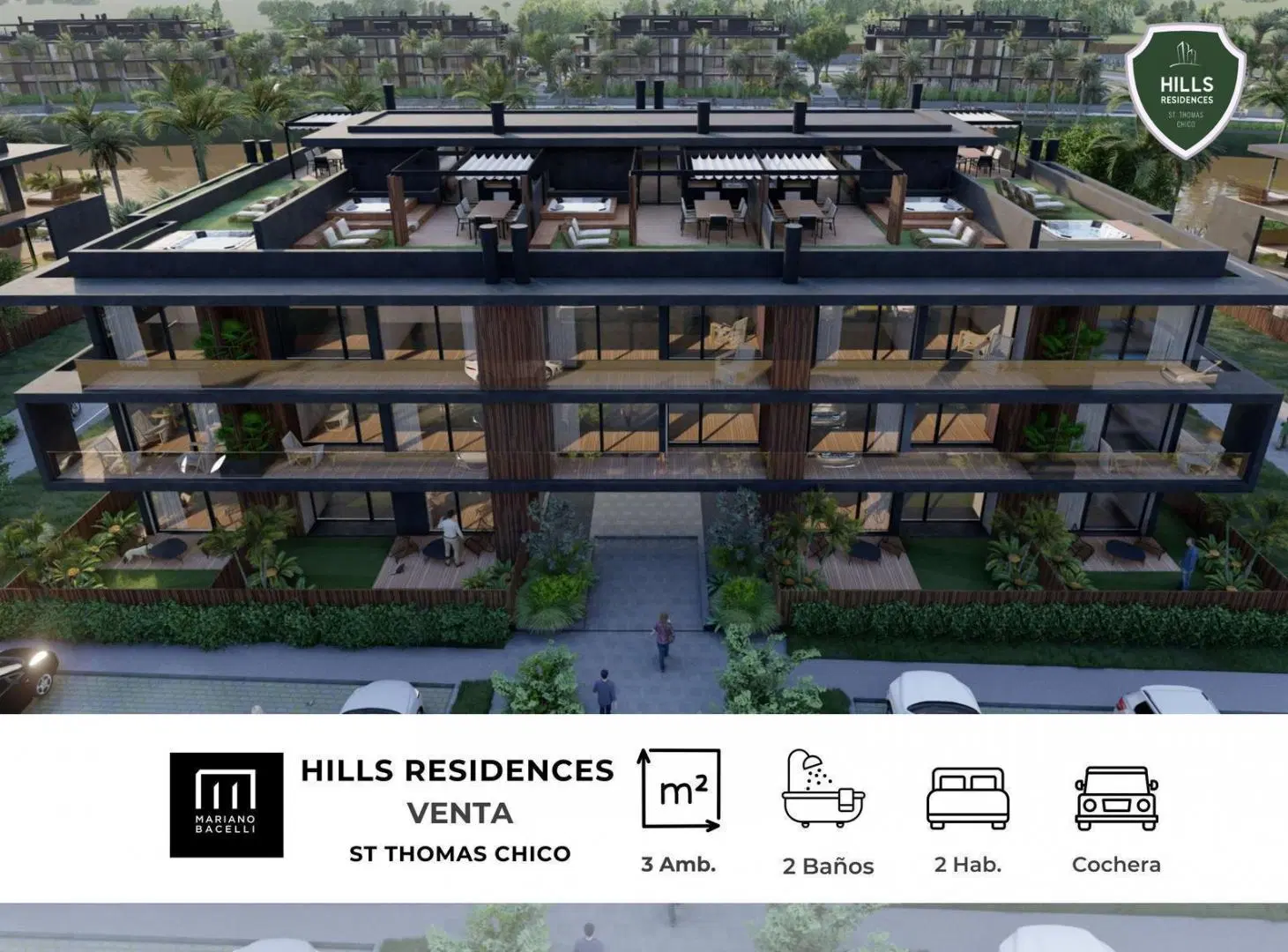 Departamento En Venta En Hills Residence, Canning 3