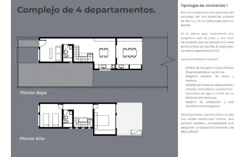 Complejo De Duplex Camet Norte - 4 Unidades A Estrenar - 2 Y 3 Ambientes
