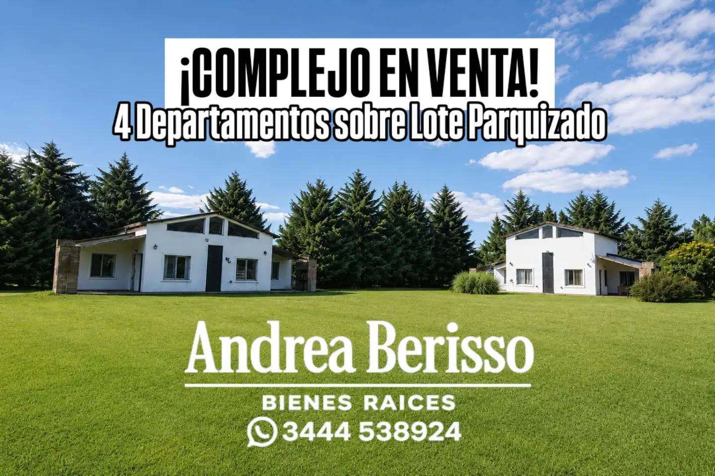 Foto de COMPLEJO EN VENTA DE 4 DEPARTAMENTOS EN LOTE PARQUIZADO, imagen 1