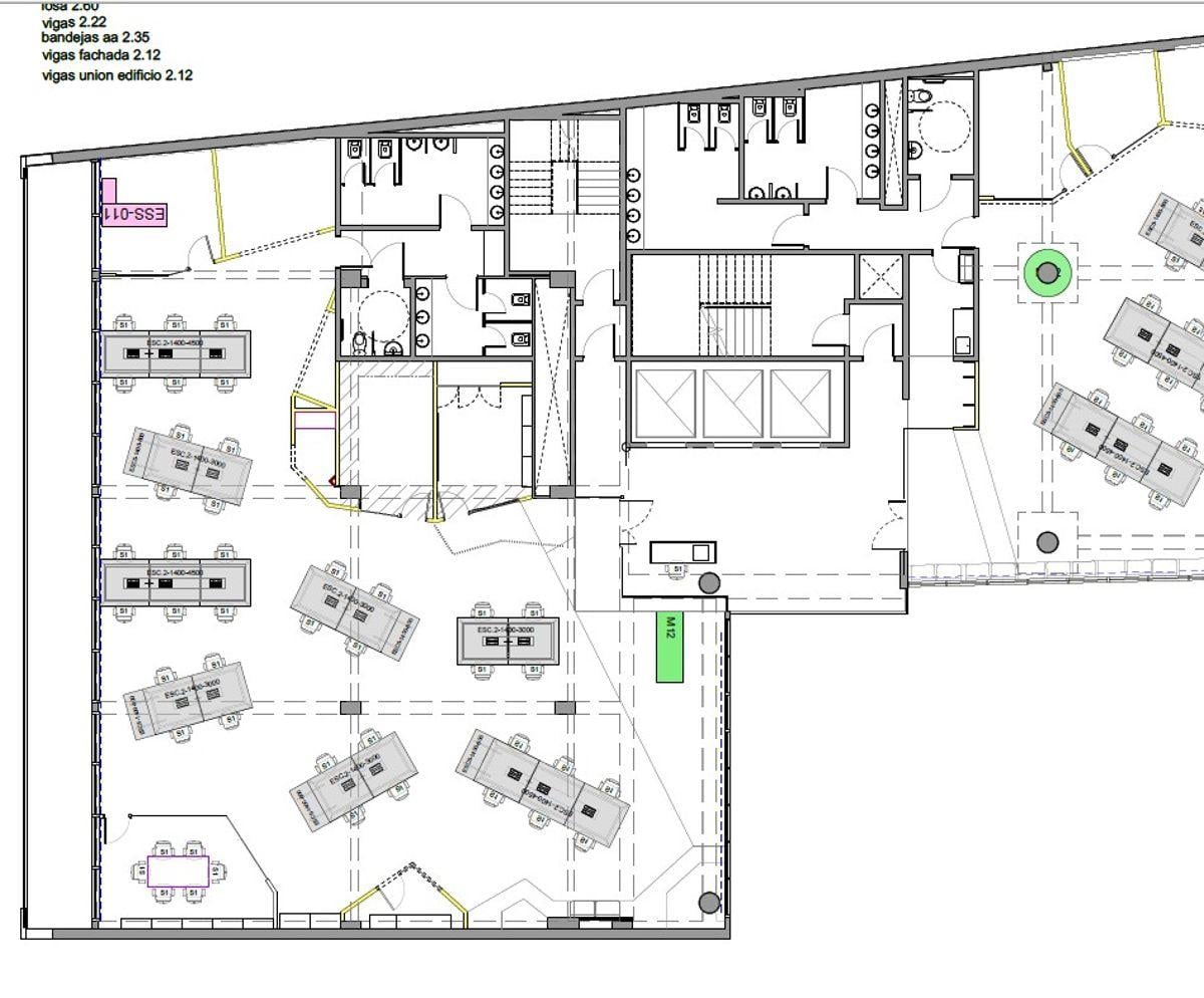 Oficina de 374m2 totalmente amoblada y equipada. Lista para ingresar!! Monto locativo All Inclusive